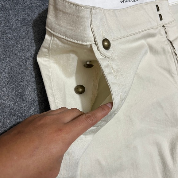 St. John's Bay Womens High Rise Wide Leg Birch Jean Size 16 - Picture 7 of 12